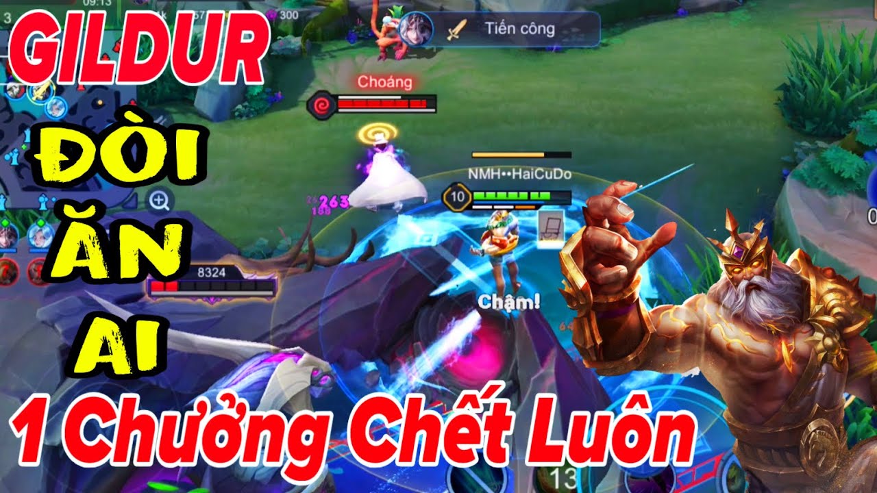 GILDUR Liên Quân || 1 Chưởng Chớt Luôn Khiến Địch Cay Cay Bất Lực