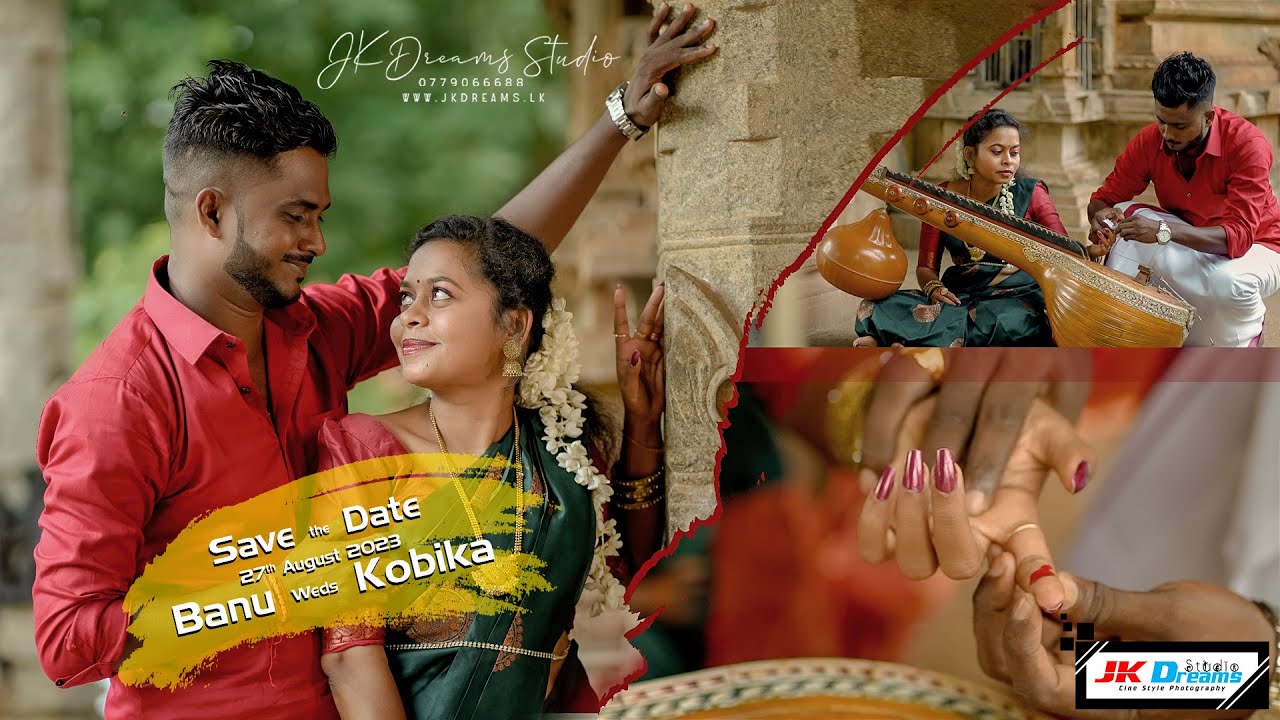 Jaffna Wedding Save The Date l Banu  ❤️ Kobika | 27 August 2023 | Save The Date 🎥