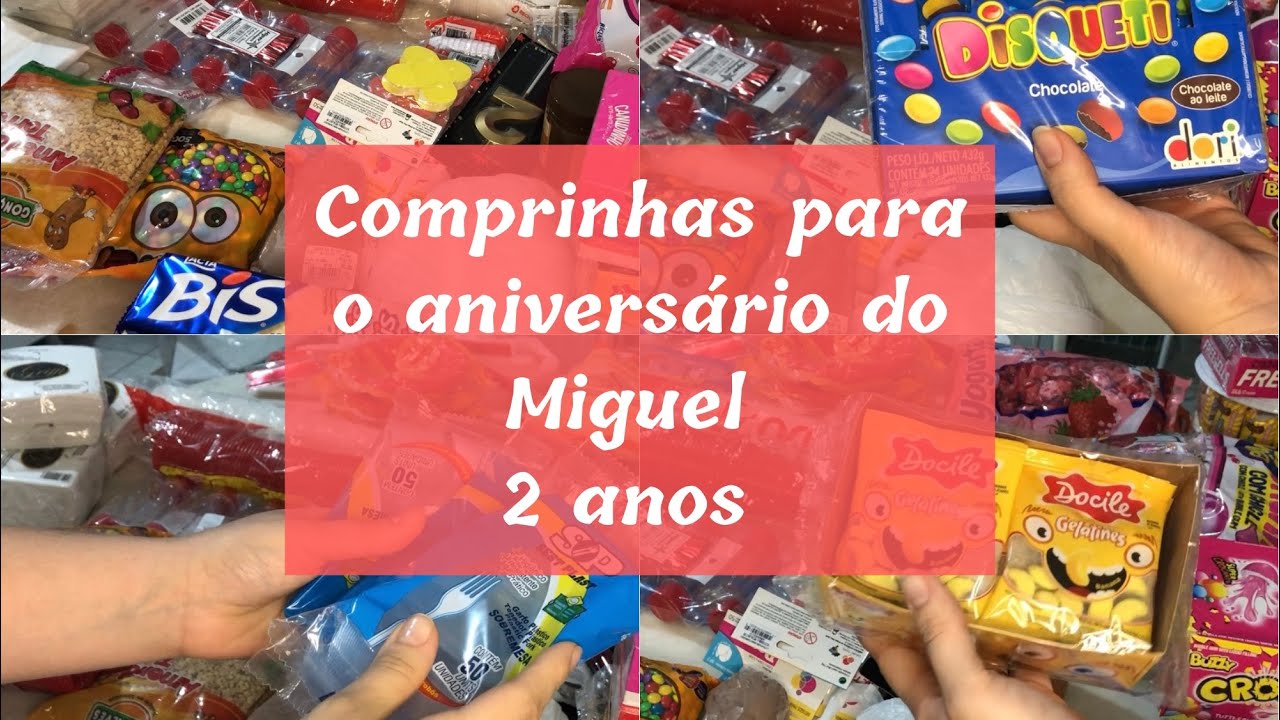 PREPARATIVOS MIGUEL 2 ANOS: COMPRAS DOS DOCES E DESCARTÁVEIS