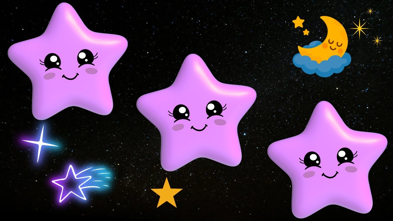 Twinkle Twinkle Little Star 🌟Galaxy Sing-Along Adventure & Soft Music | Fun Nursery Rhymes for Kids