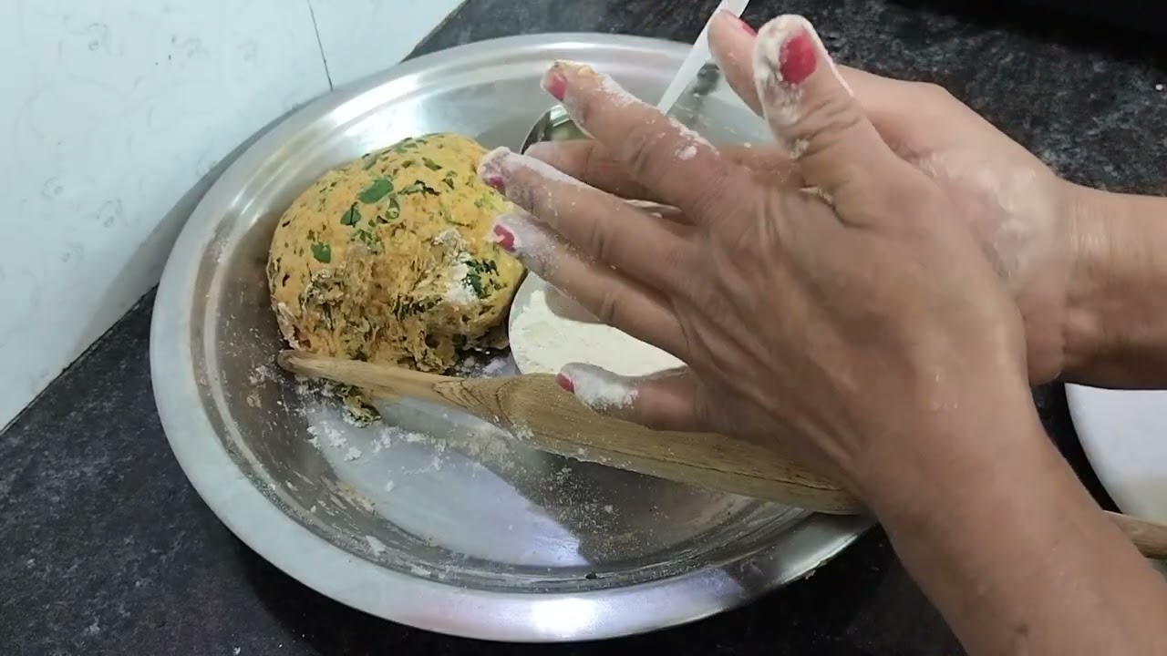 HEALTHY AND FLAKY DELICIOUS METHI PARATHA # METHIPARATHA