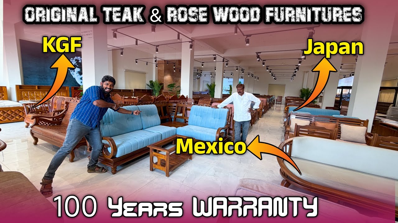 Tamilnadu ல யாரும் குடிக்க முடியாத விலையில் Original Teak Furniture - 100 years warranty - Teak 42