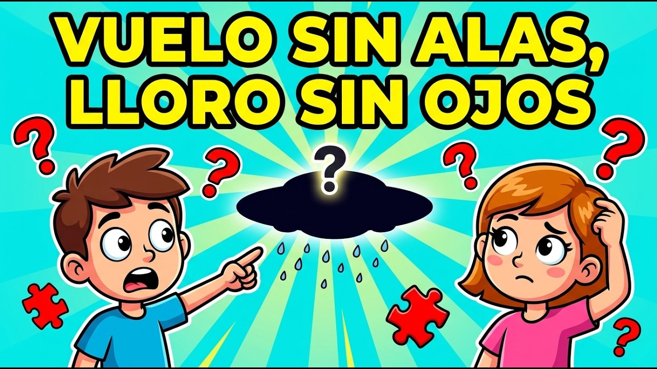 80 ADIVINANZAS | VUELO SIN ALAS, LLORO SIN OJOS ¿PUEDES RESPONDER EN 10 SEGUNDOS?