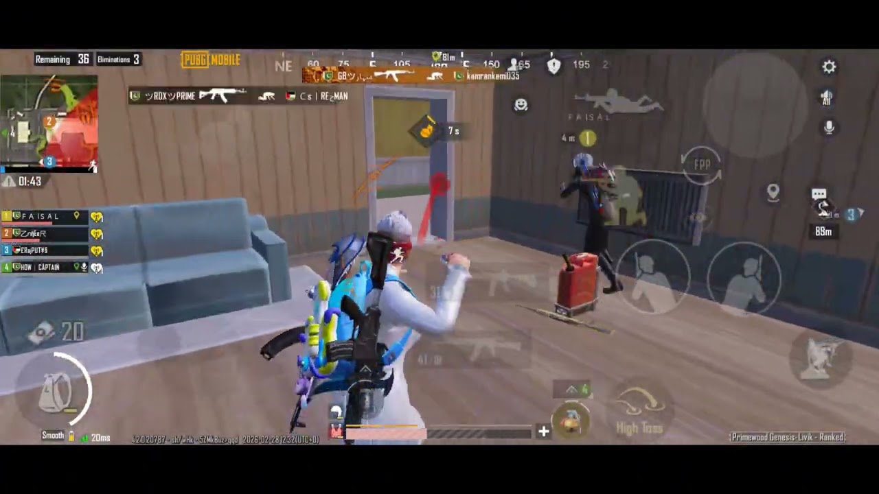 OnePlus 8 90fps gameplay #pubgmobile 
