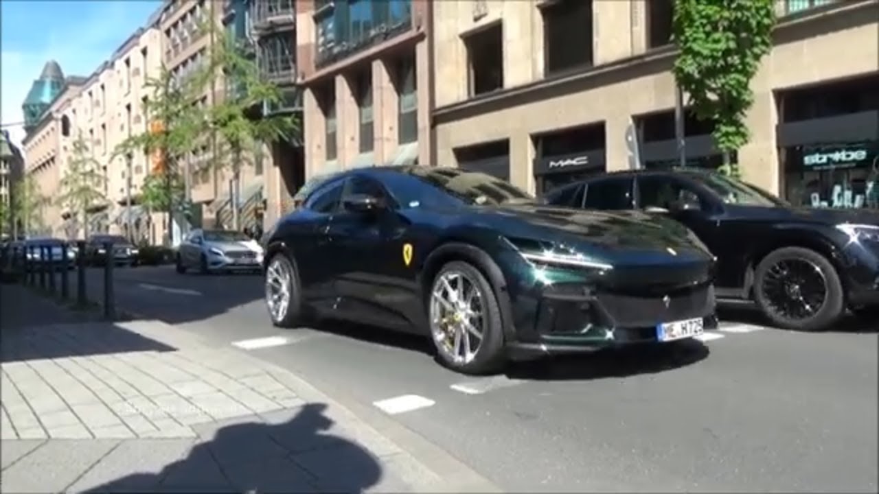 Carspotting in Dusseldorf 2025/6 911 sport classic,Aventador, Purosangue and more