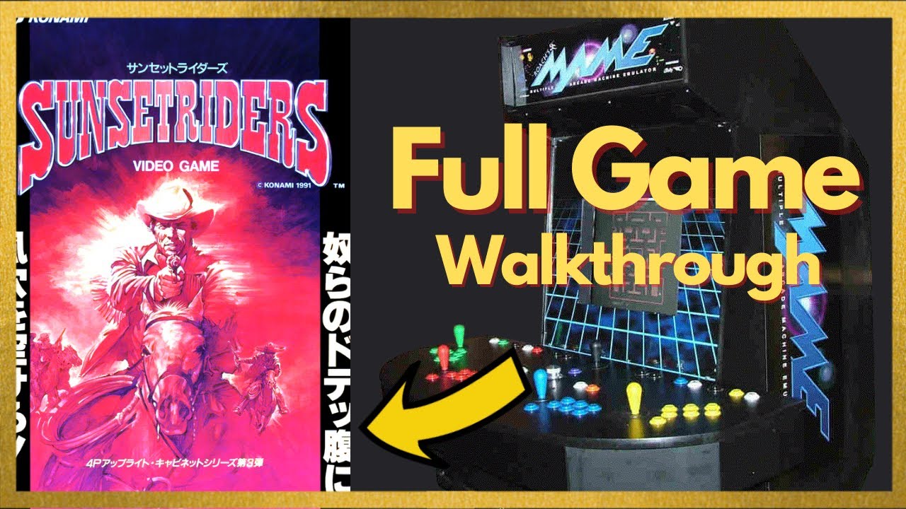 Sunset Riders | Longplay | Full Game Walkthrough | Co-op | Arcade |