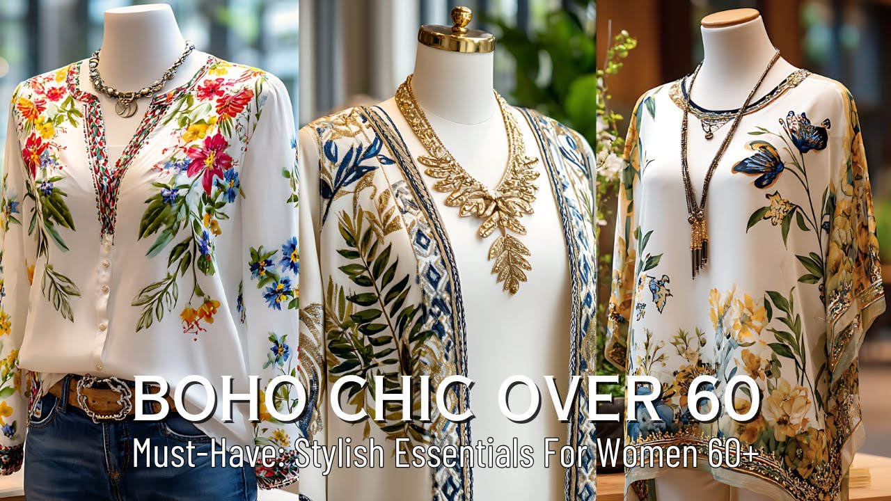 Women Over 60: Build Your Perfect Boho Chic Capsule Wardrobe 👒👜