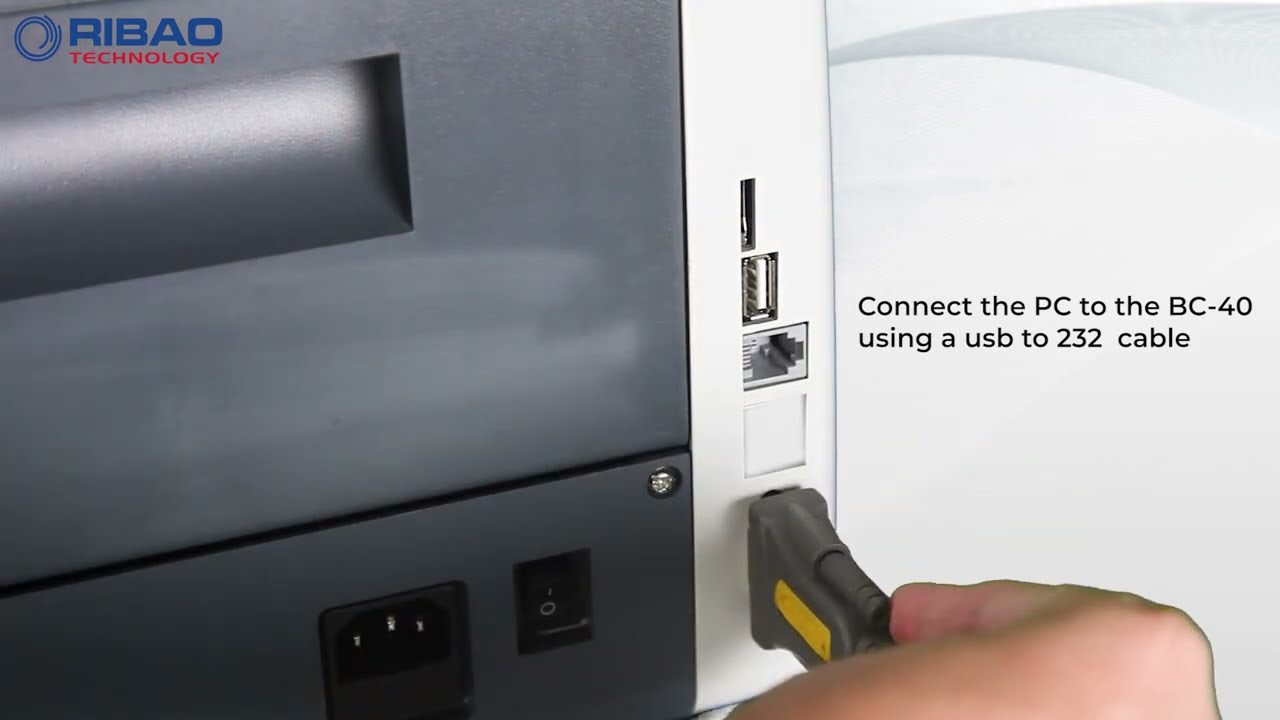 How to upload counting data to PC of Ribao BC40 money counter