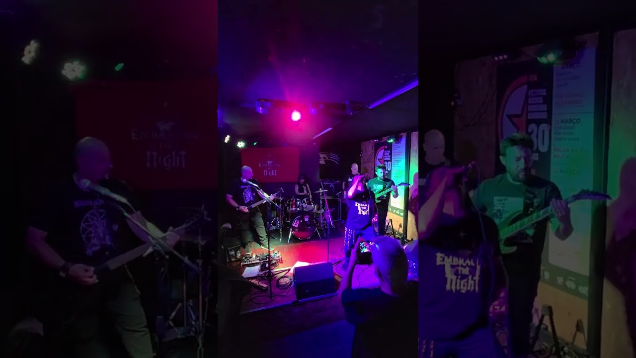 Embracing the Night - In The Cold Lands (ao vivo no BlackBox/Bar - Corroios) 12/07/2025