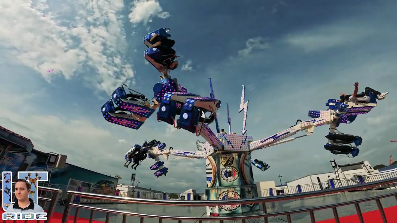 Manège JET POWER - Foire de Elbeuf 2024 | Off ride POV #elbeuf #manege #foire