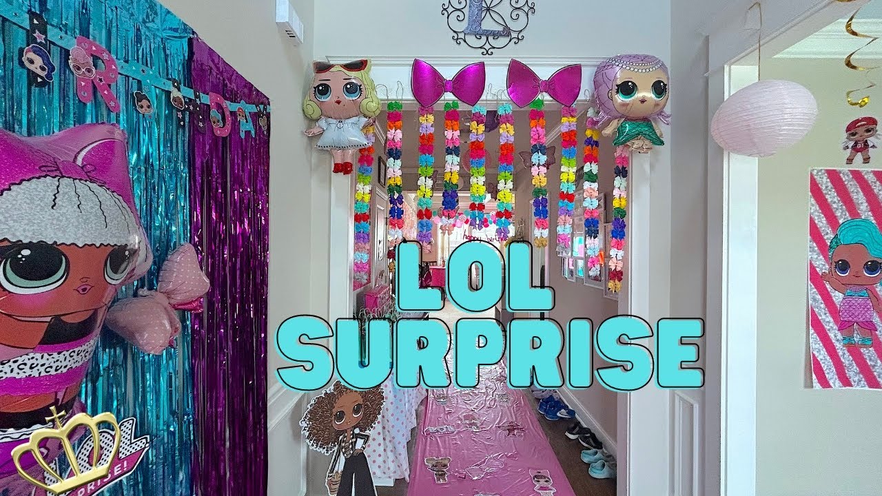 LOL Surprise Birthday Party Decorations | LOL Party Ideas | LOL Birthday Party Setup