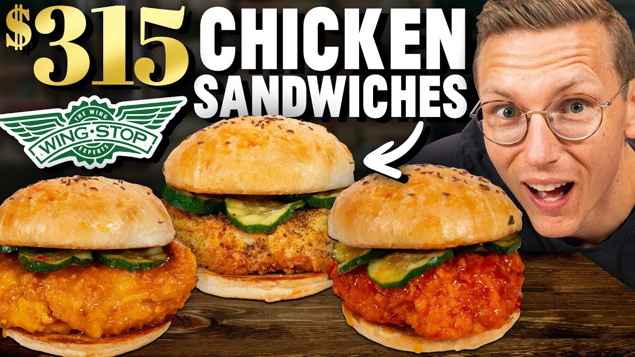 $315 GHOST PEPPER Chicken Sandwich Taste Test | FANCY FAST FOOD