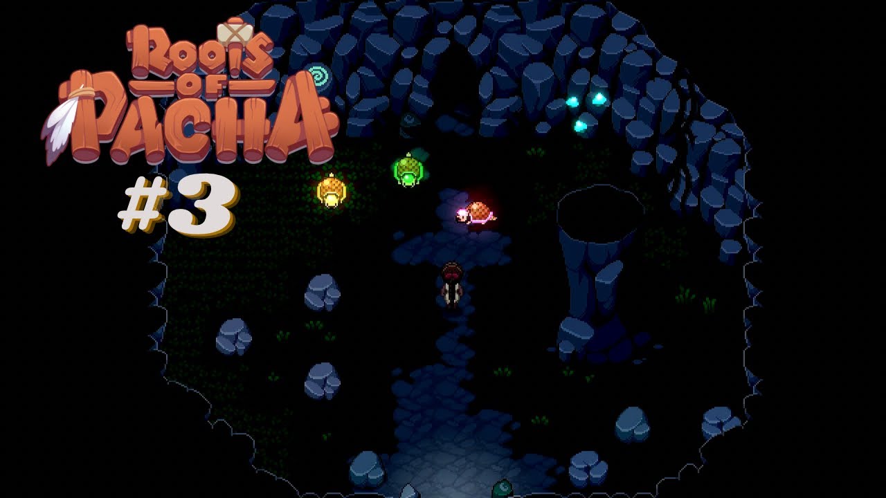 Пещера зовёт | Давайте поиграем в Roots Of Pacha (003) #nintendoswitch