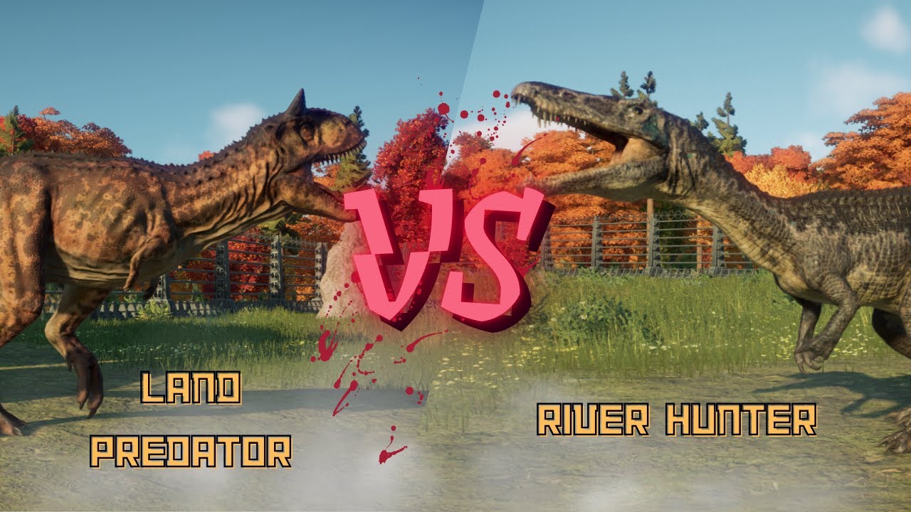 Carnotaurus vs Baryonyx | Apex Predator Showdown! | Jurassic World Evolution 2 Battle