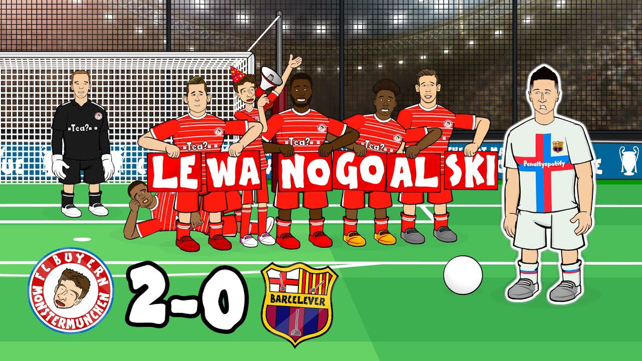 BAYERN BEAT BARCA! Lewa-nogoal-ski (2-0 Champions League Fail Compilation Goals Highlights)