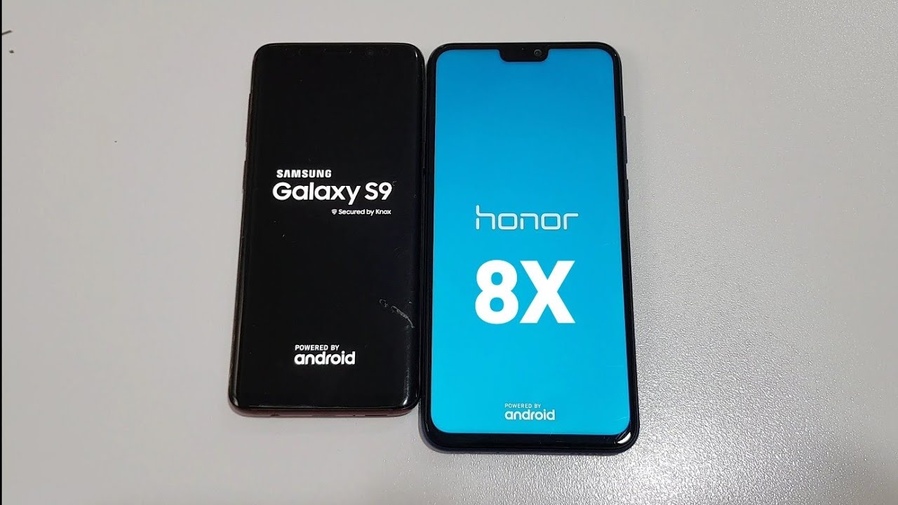 Honor 8X vs Samsung Galaxy S9 - Speed Test! (4K)