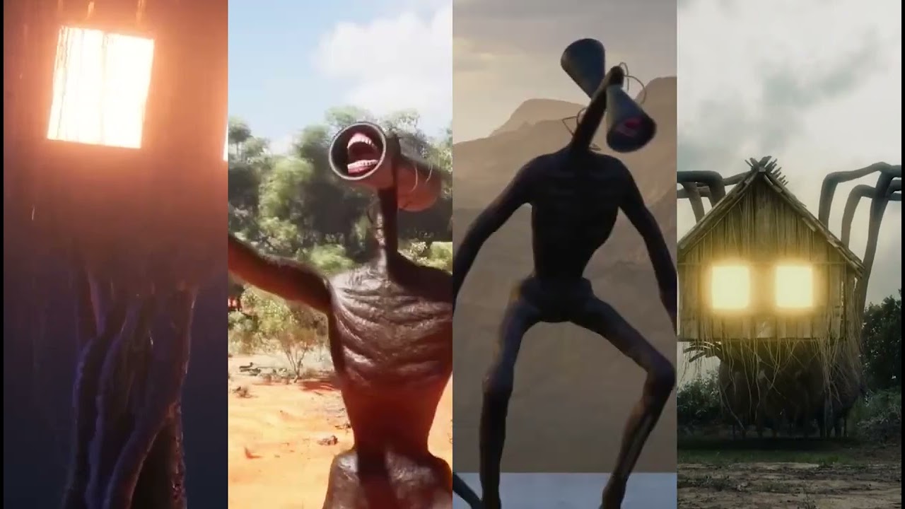 Siren head coffin dance meme scary #sirenhead #coffindance 