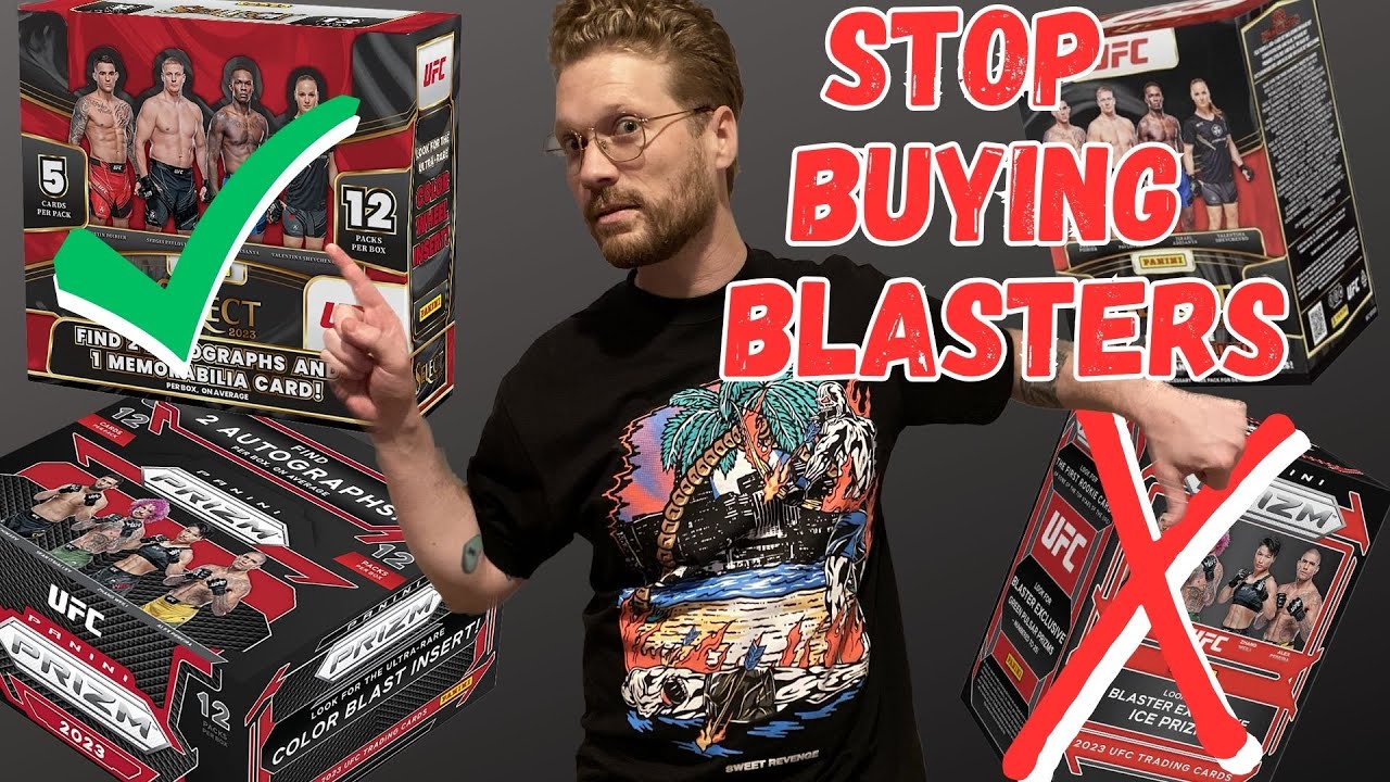 The Reason Why You Should Buy HOBBY instead of BLASTER BOXES | 2023 Panini UFC Prizm & Select Rip
