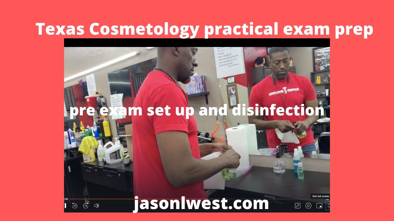 2025 Texas Cosmetology State Board  pre exam set up [DEMONSTRATION]