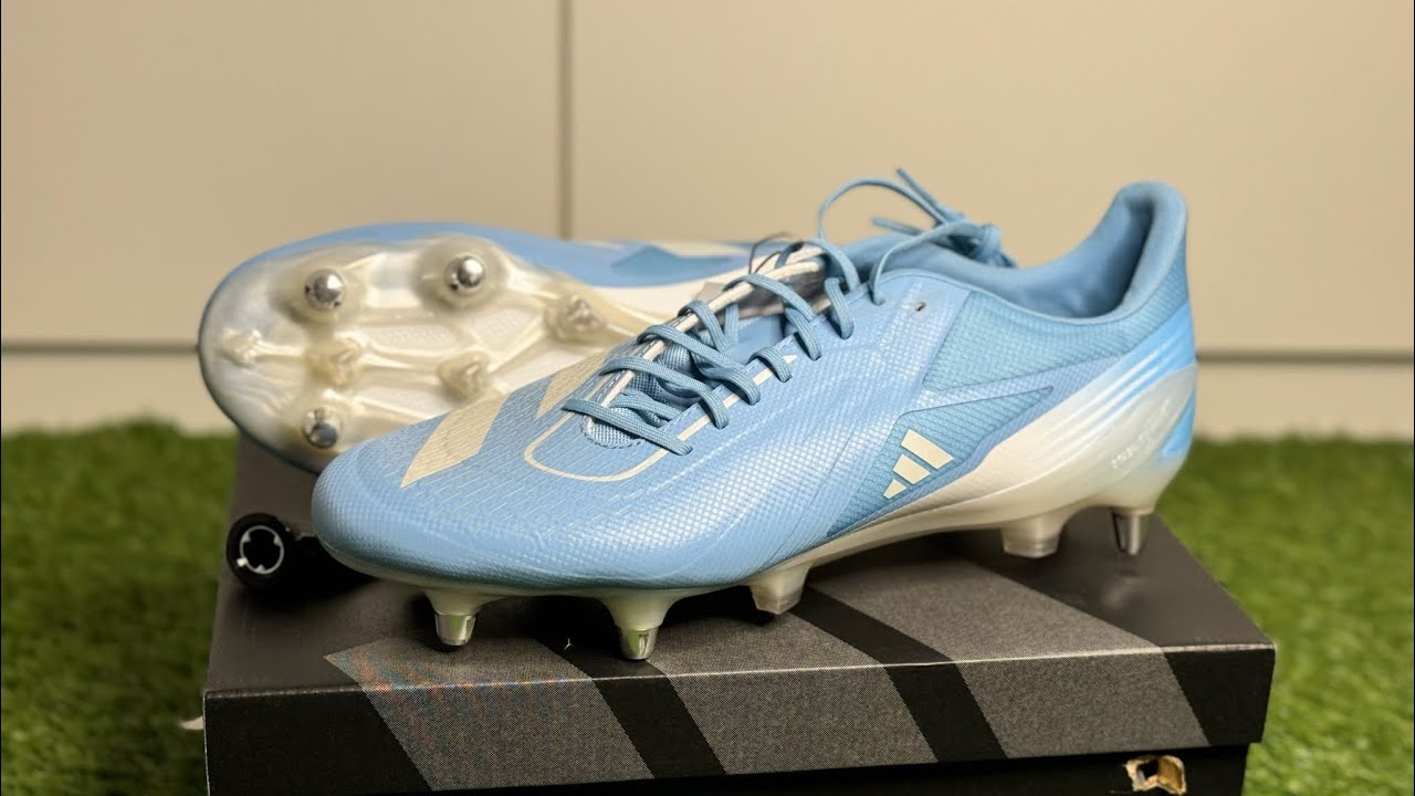Adidas Adizero RS15 Ultimate Soft Ground Rugby Boots Review - On Feet & Unboxing ASMR!