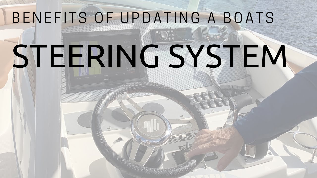Uflex Steering and control, see the benefits of updating your boat steering system.