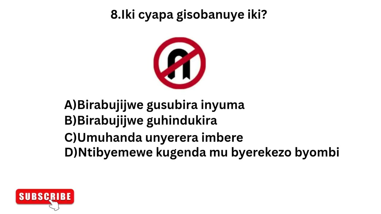 🚨AMATEGEKO Y'UMUHANDA || IBIBAZO N'IBISUBIZO BY'IKIZAMINI CYA PROVISOIRE CYAKOZWE ✅📚🚘🚔