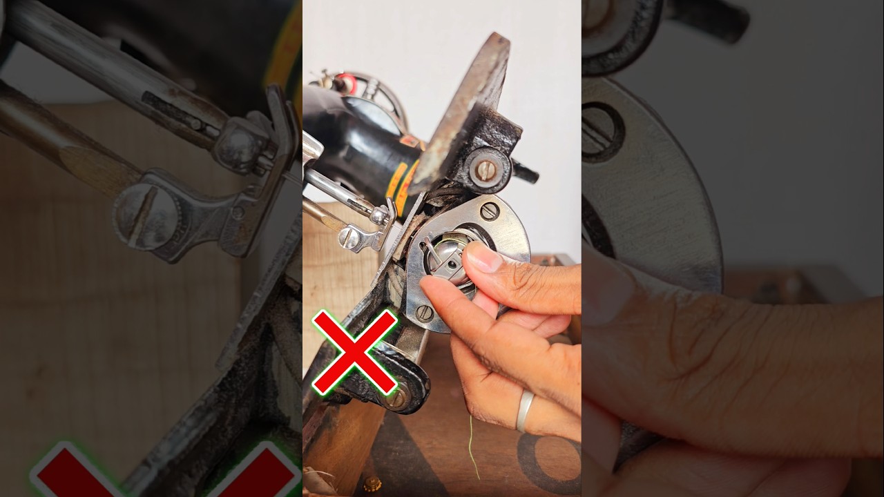 ✅The correct way to put the bobbin case in the machine ||#bobincase #silaimachine #tipsandtricks