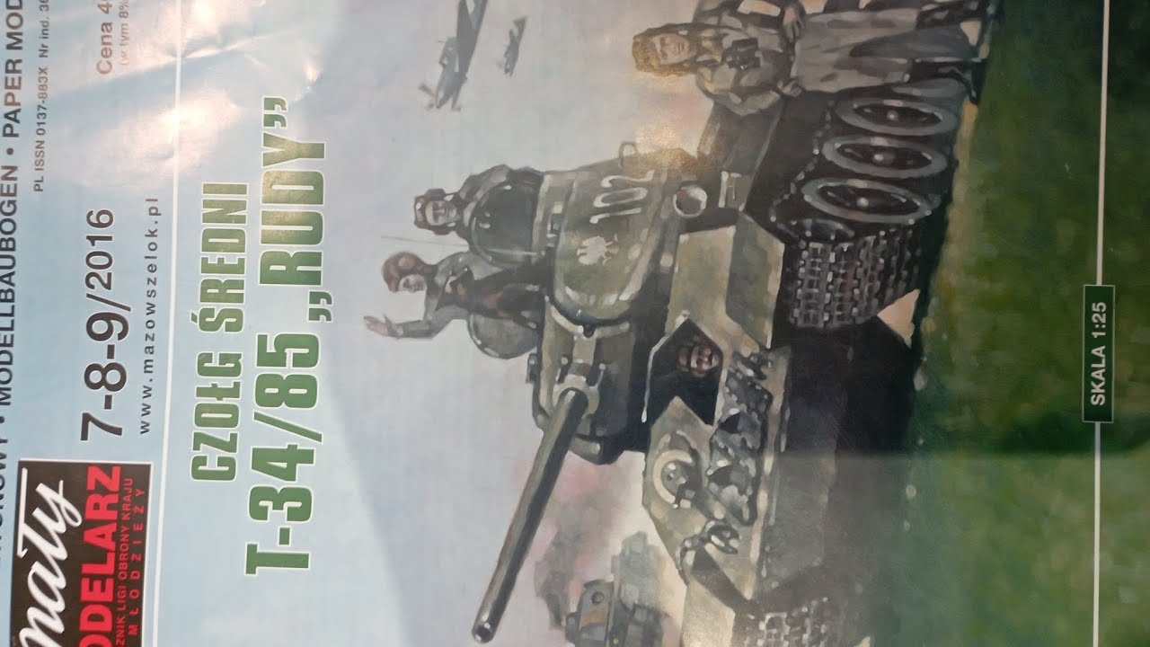 t-34 85 z małego modelarza. część 1