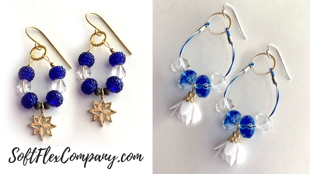 Make Simple Dangle Earrings with the Snow Queen Bead Mix: Free Spirit Beading with Kristen
