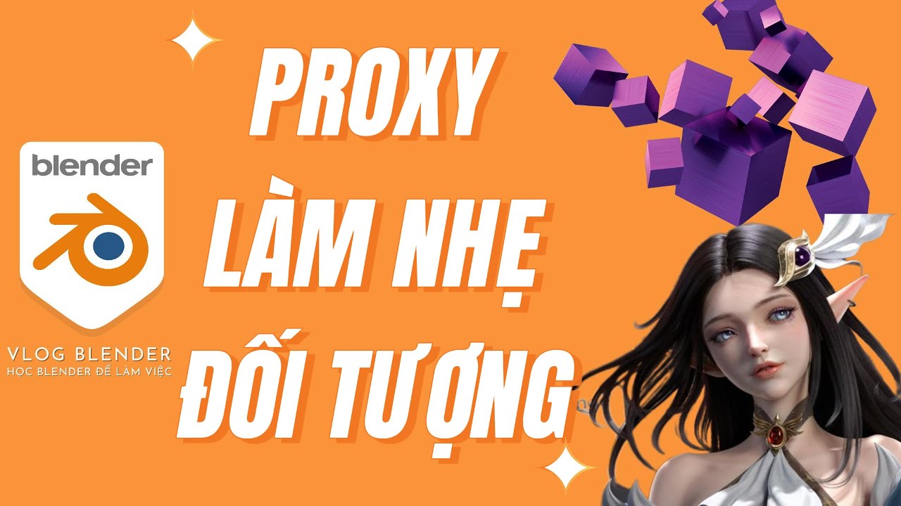✅ CÁCH LÀM NHẸ KHI LÀM VIỆC BỊ LAG | HỌC BLENDER