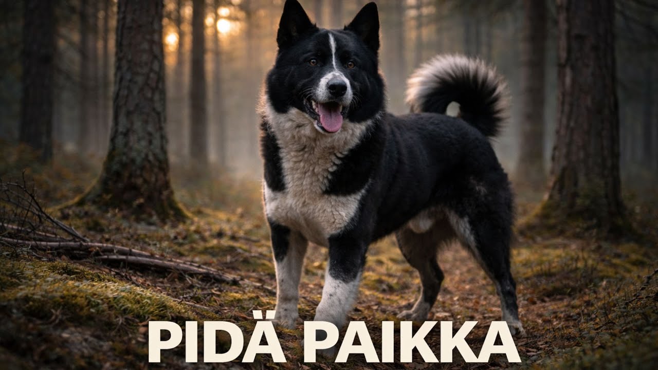 Pidä paikka –Karjalankarhukoiran työ metsässä