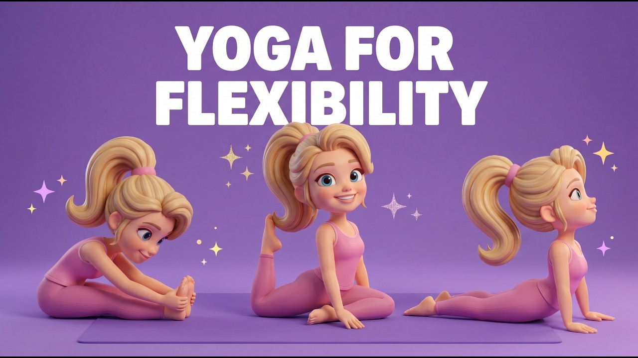 Rozciąganie i zabawa! Joga dla dzieci, kt&oacute;ra rozwija elastyczność 🤸&zwj;♂️🧘&zwj;♀️