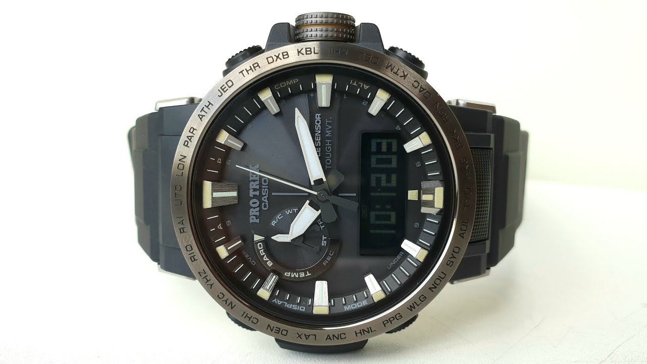 CASIO PRO TREK PRW-60YAE-1A. Обзор\Review