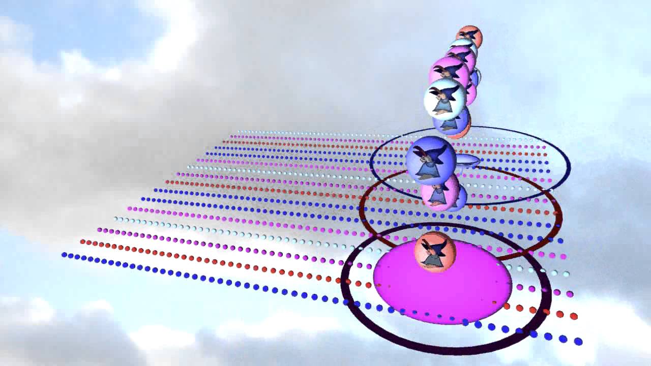 The Sound of a Pendulum Wave - As Bounces with Harmonic Series Pitches - Bounce Metronome Pro