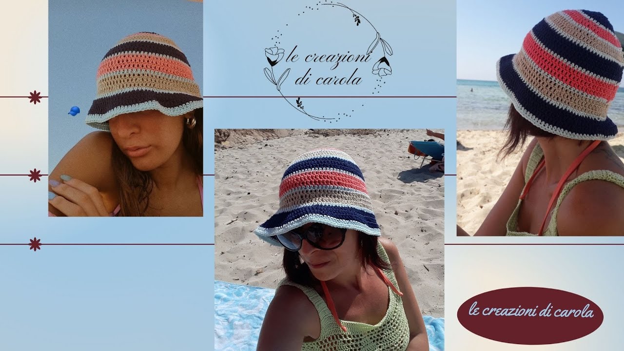 Tutorial:🌞 cappello multicolor tpo Missoni🌞