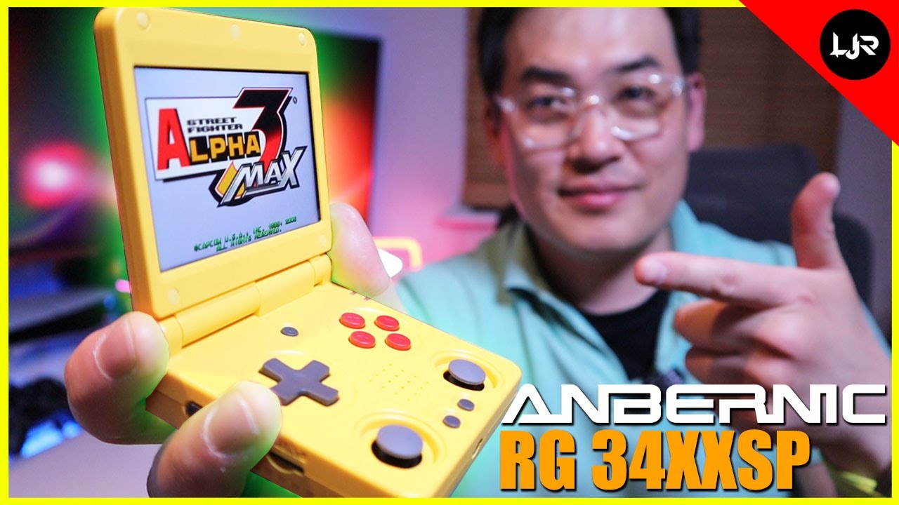 Anbernic RG 34XXSP - Unboxing, All Games List & Performance Test