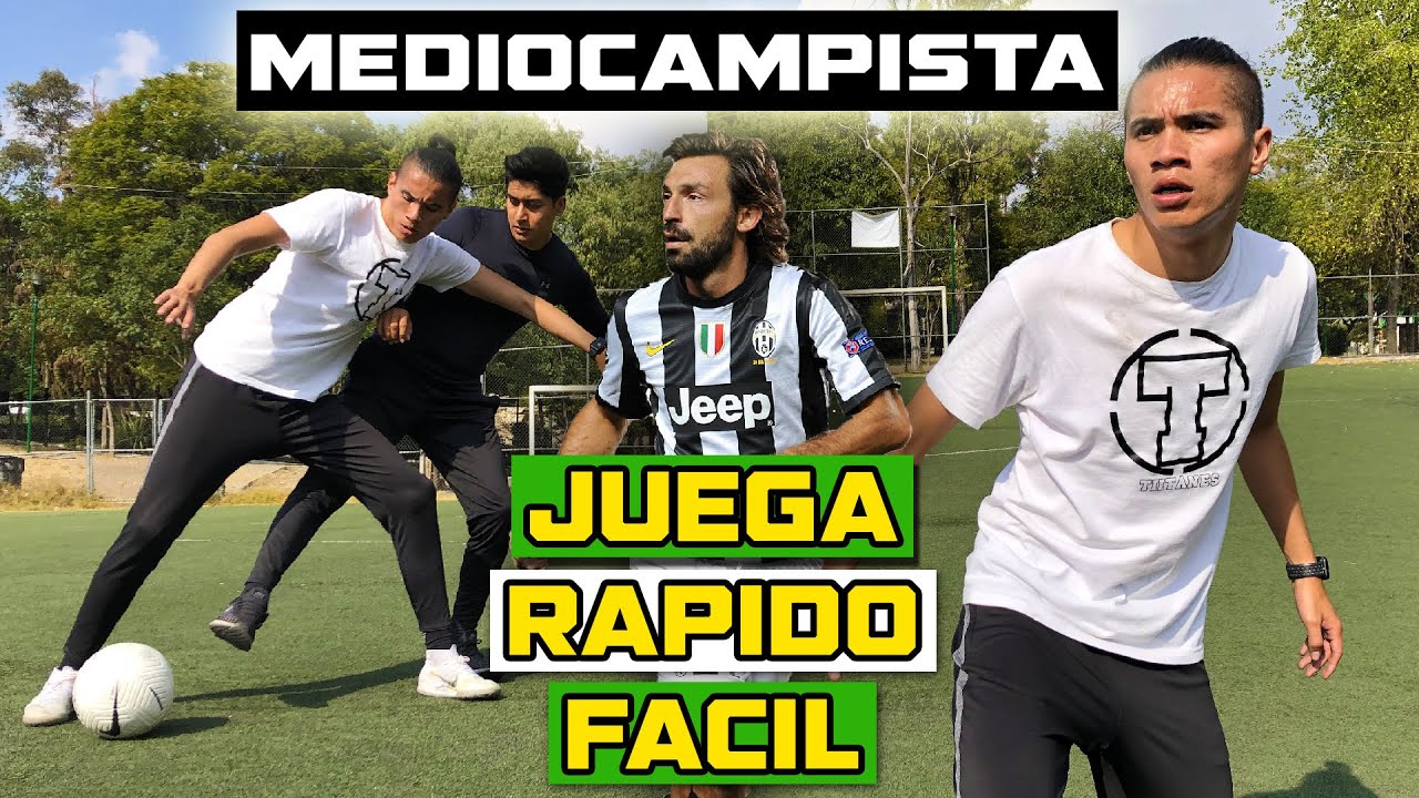 JUEGA RÁPIDO y FÁCIL en un PARTIDO con estos TIPS para MEDIOCAMPISTAS | TUTORIAL de FUTBOL 💯⚽