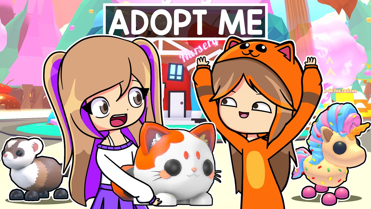 Mandarina ADOPTA su PRIMERA MASCOTA en Adopt Me Roblox