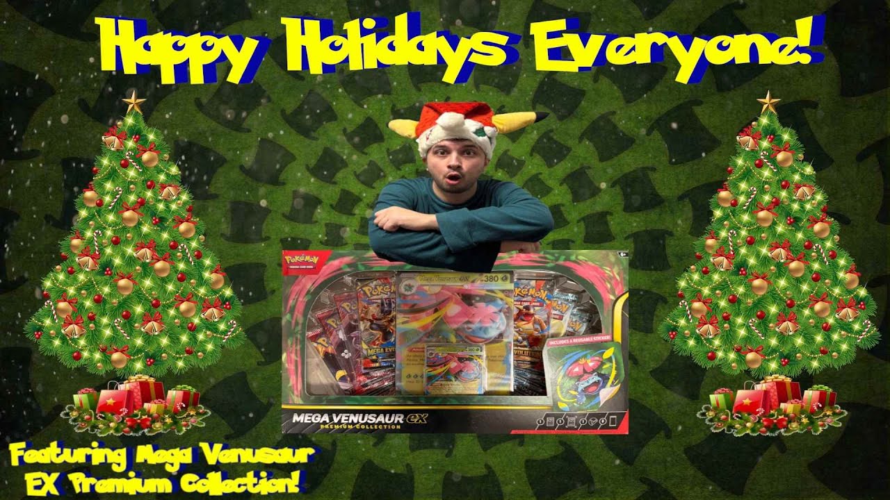 Распаковка премиум-коллекции Mega Venusaur EX + сюрприз!!