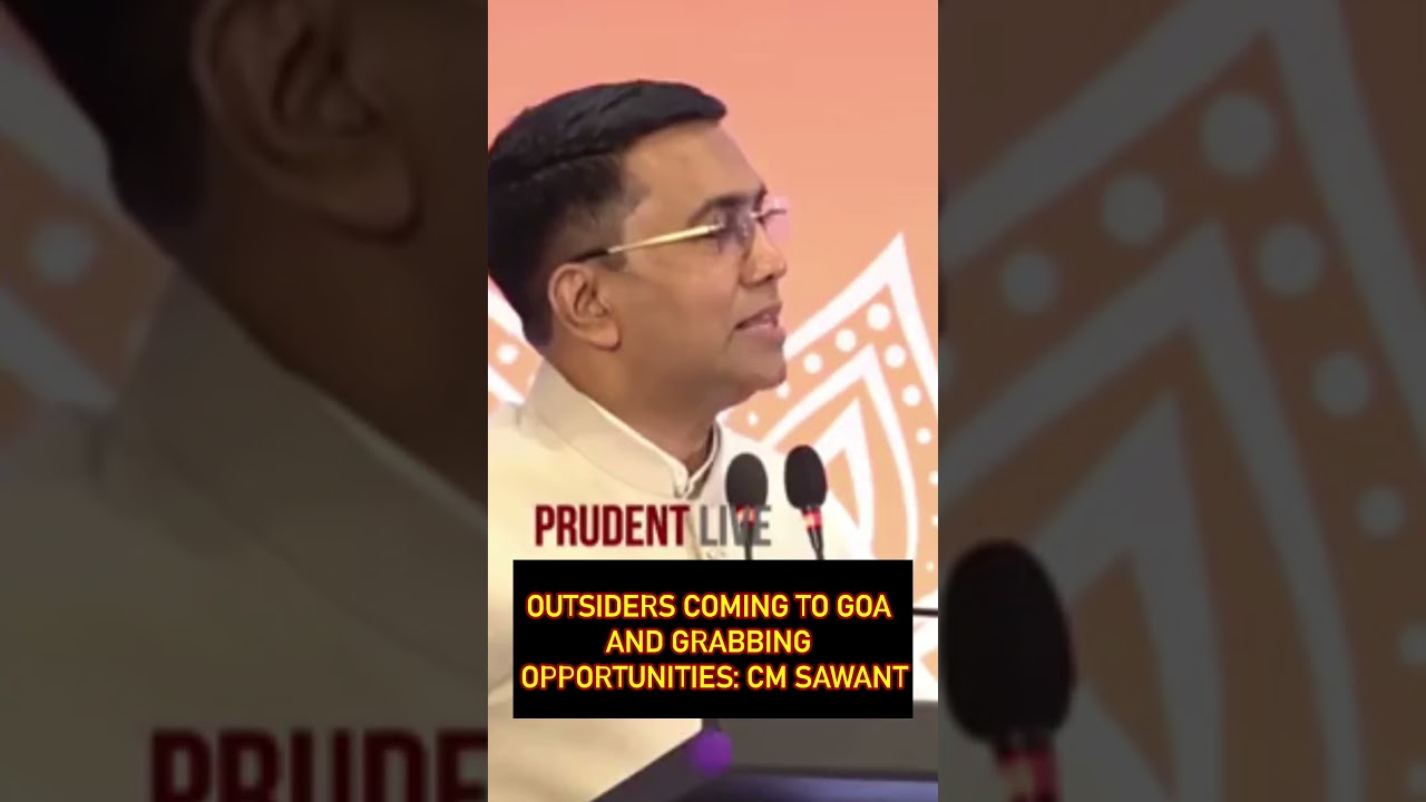 Outsiders Coming To Goa And Grabbing Opportunities: CM Sawant