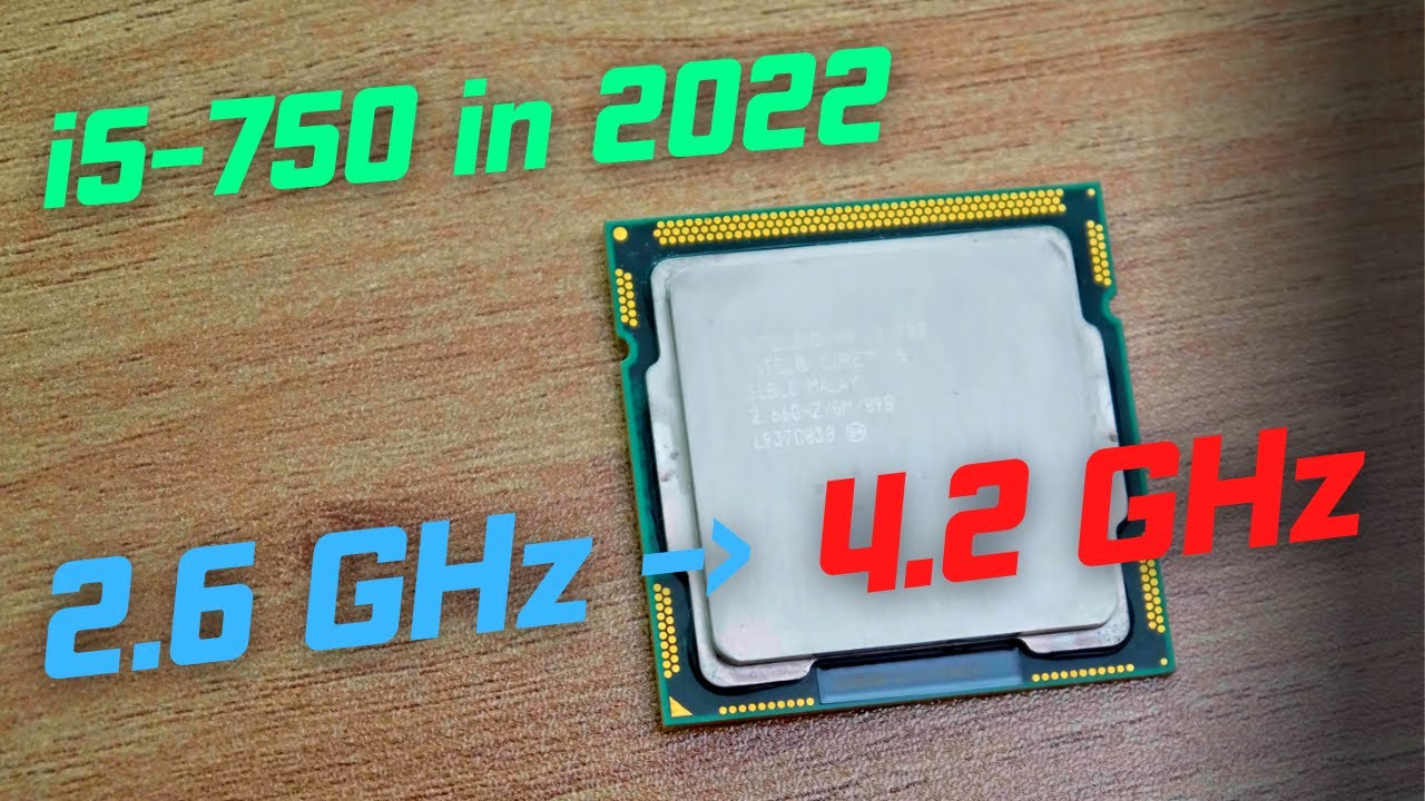 Intel i5-750 Overclock to play in 2022 (구형 옛날 CPU 오버클럭)