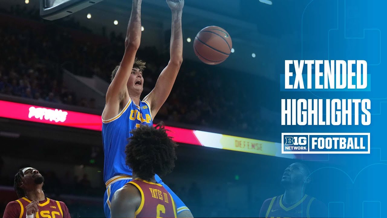 UCLA at USC | EXTENDED HIGHLIGHTS | Big Ten Men's Basketball | 1/27/25