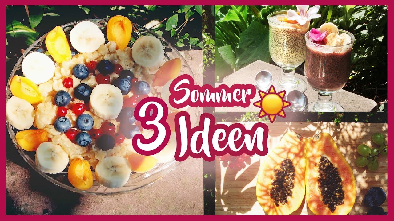 Drei süße + gesunde Ess-Ideen für den Sommer ♥ I Hannah Cooper