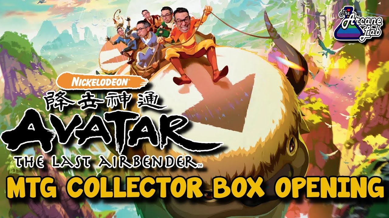 Открытие коллекционной коробки MTG «Аватар: Легенда об Аанге»