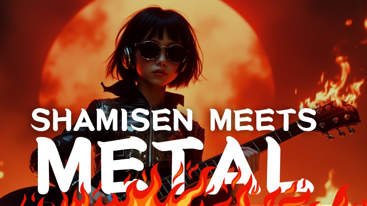 Shamisen Meets Metal – Fiery Background Music for Work & Study 🔥⚔️🎸
