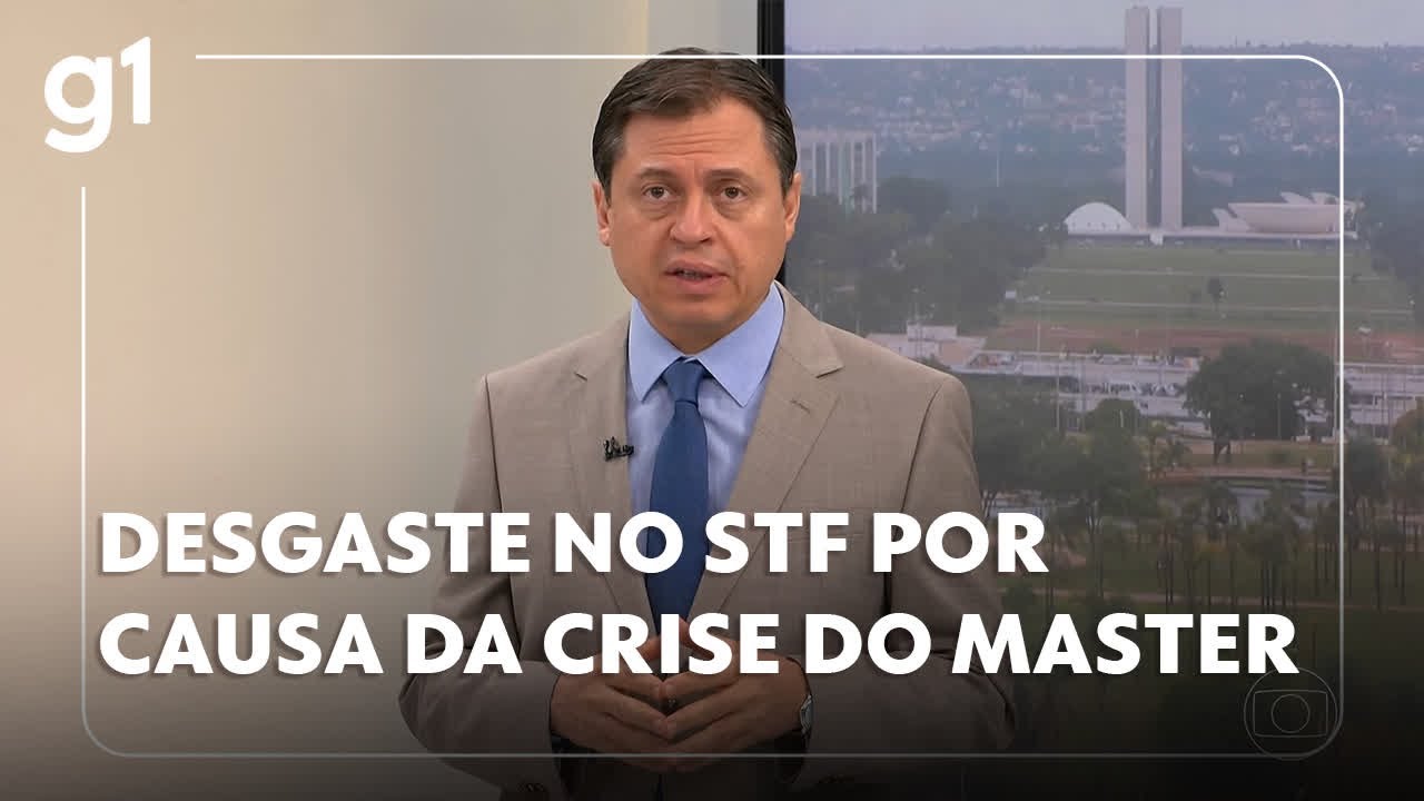 Camarotti: Desgaste no STF por causa da crise do Master