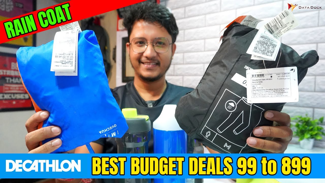 8+ Best Budget Monsoon Travel Products on DECATHLON | Rs.99 to Rs.899 | #datadock