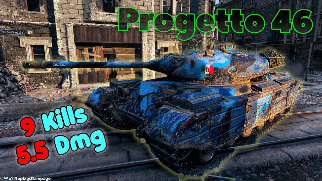 Progetto M35 mod 46 - 9 Frags 5.5K Damage, Master by player OmnivoorFreezer