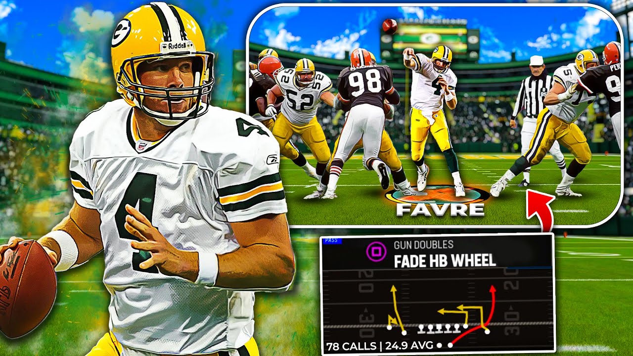 Это взрывная атака, лучшая атака с дальними пасами в Madden 23!