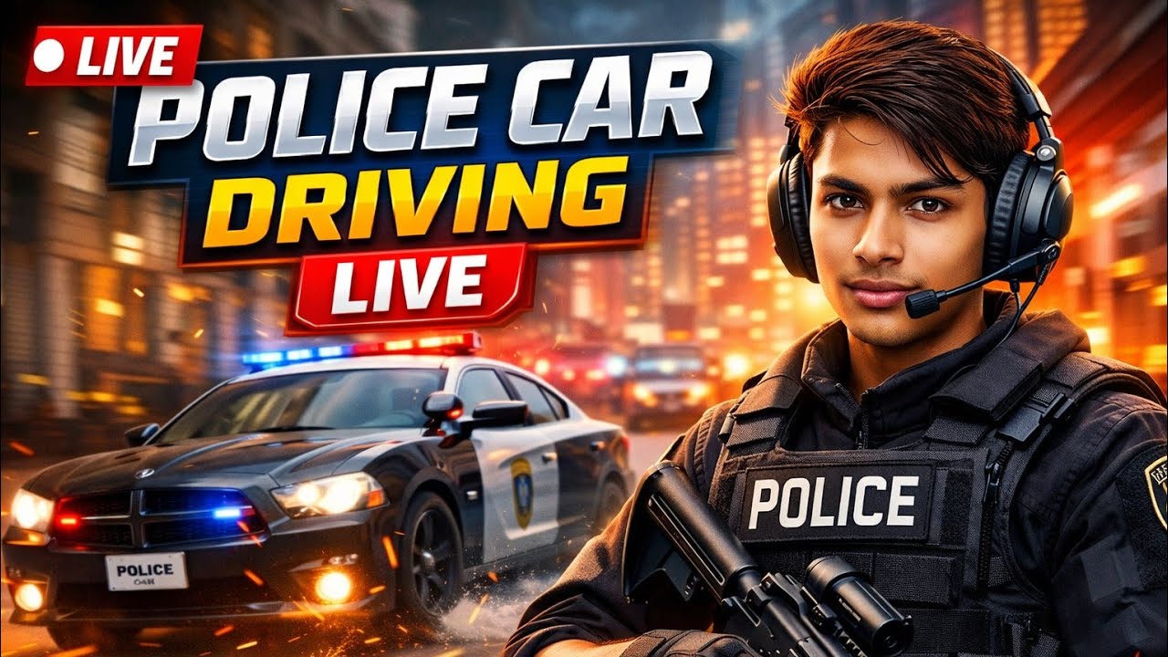 🚓 Police Car Driving LIVE | High Speed Chase & City Patrol | Live Gameplay